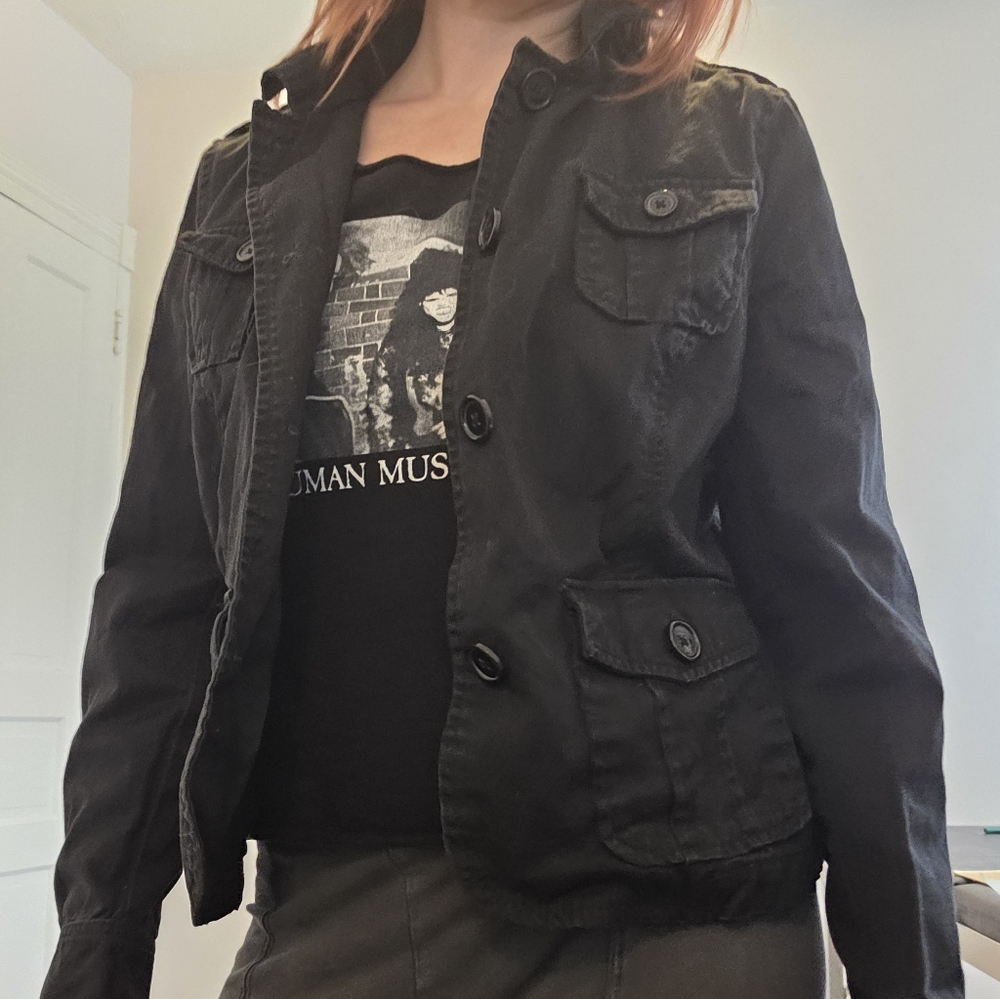 Gap Women's Black Utility Jacket - image 1